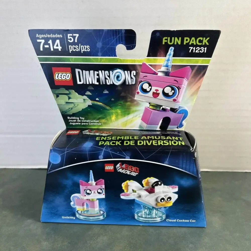 LEGO Dimensions 71231 Unikitty Fun Pack Sealed Cloud Cuckoo Car 57 Pc New In Box